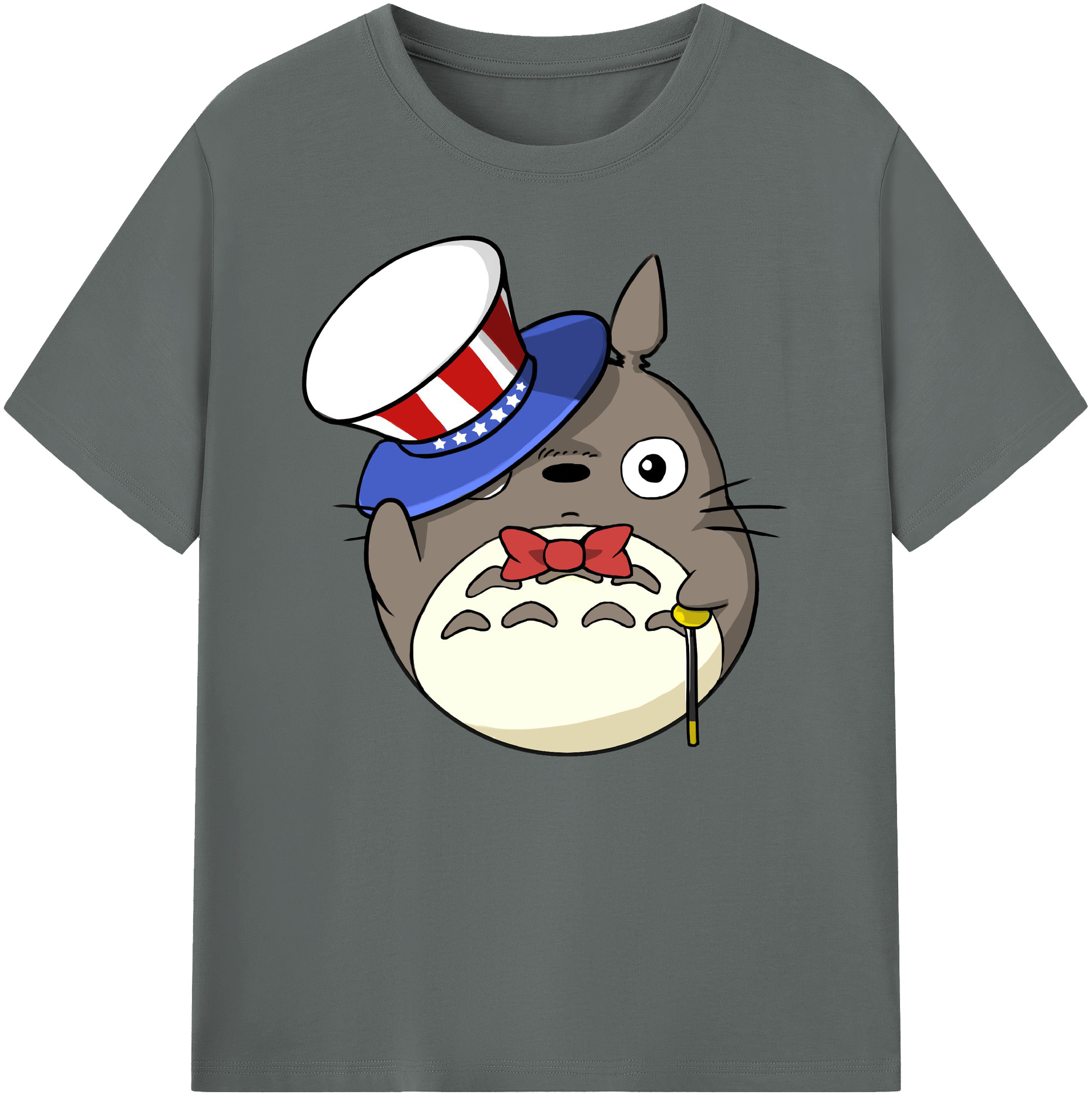 （画像用） となりのトトロ 草壁メイ 草壁サツキ My Neighbor Totoro Satsuki Kusakabe Mei Kusakabe 綿100％ メンズ半袖Tシャツ｜肌触りやわらか＆通気性